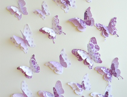 Butterfly Wall Decor Set by Basics4Life