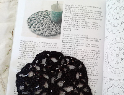Interior spread from Crochet Workshop by Erika Knight