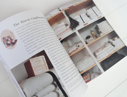Double page spread from A Guide to Natural Housekeeping by Christina Strutt
