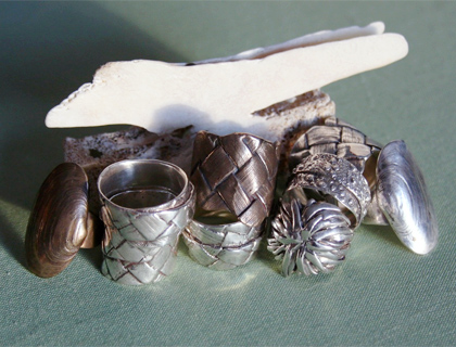 Sterling Silver Rings by Maggie Churcher