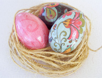 Paisley Easter eggs by Peppery