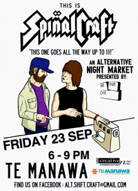 This is Spinal Craft! 6–9pm Friday 23 September, Palmerston North