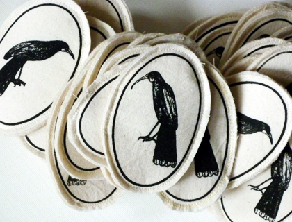 misscrow stacked huia brooches