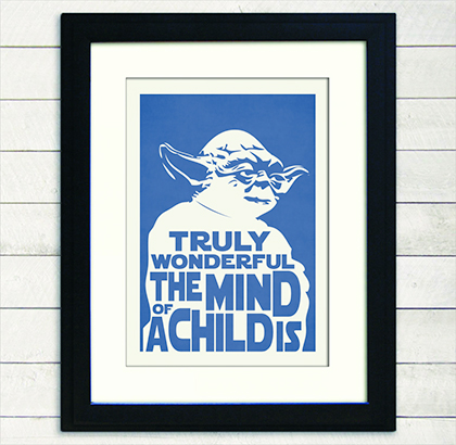 Yoda Print by Poster Guy