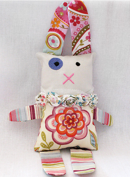 Cuddle bunny soft toy by Sweetpea Girl