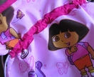 Drawstring Library Bag - Toy Bag - Ballet Bag - Water Resistent for Swimming - Dora the Explorer