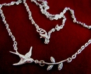 Little Bird and Twig Necklace - Donated by one trick pony