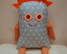 Morgan -  soft toy monster - Donated by mushymoo