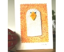 Easter chick finger puppet card - Donated by speers