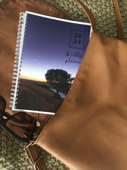 SALE   2024 A5 Weekly Planner - Follow The Sun