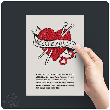 Needle Addict - A5 Print