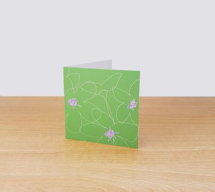 Green Flower Gift Card