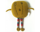 I Miss You - Knitted monster in charcoal merino