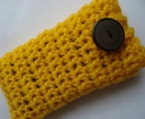 Yellow Mobile Phone Pouch