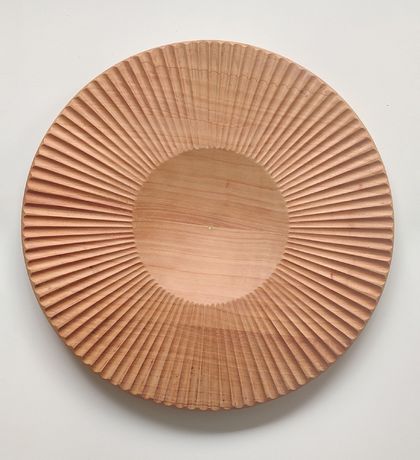 Grooved Round Platter