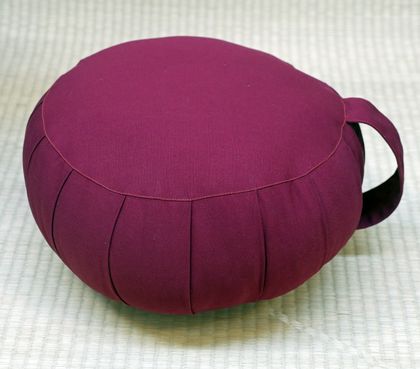 Zafu meditation cushion - maroon