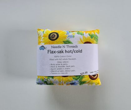 Flax sak heat /cool (similar to wheat bag) 
