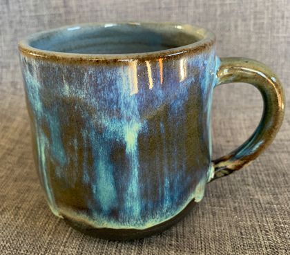 Wheel thrown ceramic mug