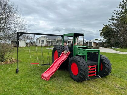 Unique outdoor playgrounds TRACTOR 