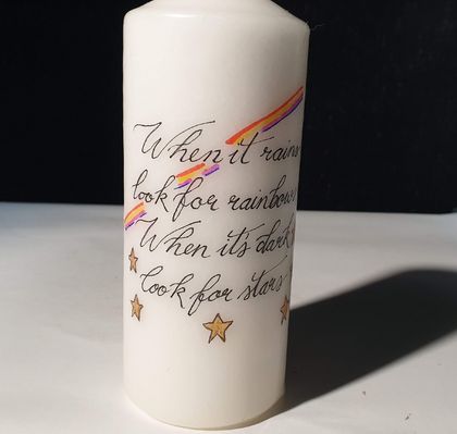 candle gift personalized 