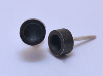 Sterling Silver Oxidised Studs