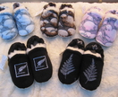 New Zealand Theme Funky Pure New Zealand Wool Lined Slippers For Adults 8 Years To 108 Years