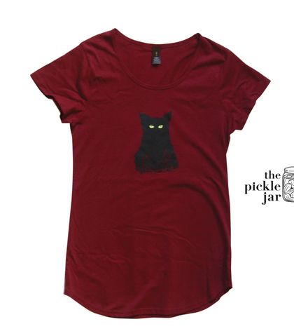 Night Kitty Women's T-shirt (L)