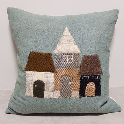 Recycled Wool Cushions - Wonky Village