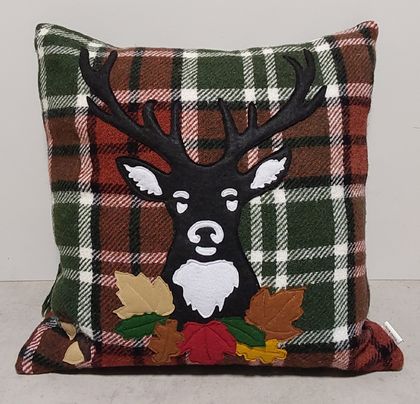 Recycled Wool Cushion - Autumn Stag