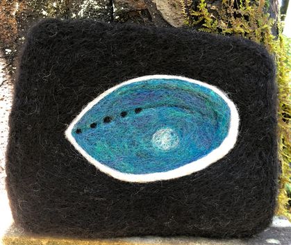 Whispers of the Sea ~ Paua ~ Handcrafted Needle-Felted Art