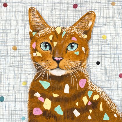 'Lolly Cat' - Print - A4 (size Small)