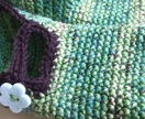 Green Seas Mary-Jane Crocheted Slippers