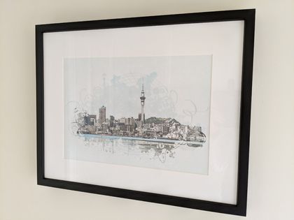 Auckland Skyline A3