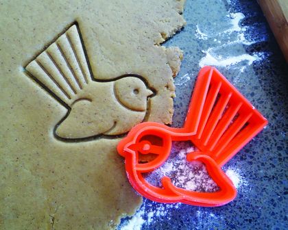 3D Printed Pīwakawaka/Fantail Bird Cookie Cutter