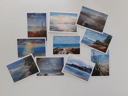 Gift Pack of 10 Assorted NZ Bream Bay Coastal Scene Cards