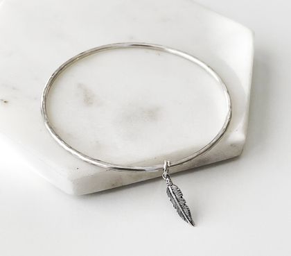 Wild West Sterling Silver Bangle