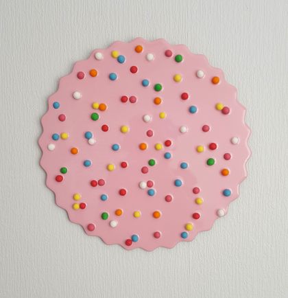 HUNDREDS & THOUSANDS BISCUIT WALL ART 