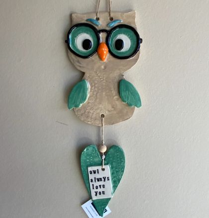 ON SALE - Owl always love you’ Ceramic Owl Decoration
