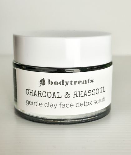 Charcoal & Rhassoul Clay face Detox Scrub