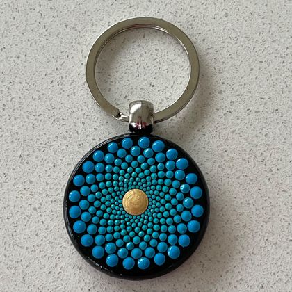 Hand Painted Key Ring
