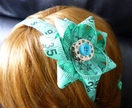 measuring tape headband with sewing notions