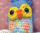 Hootie Cuties! Little Blue Amigurumi Owl