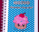 Grumpy Cupcake notebook!