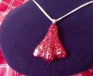 Special Edition Red Glitter Jet Plane Pendant!