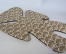 All size pram liner (Eastern Sunshine in Coffee and Chocolate)