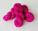 Hand-dyed merino yarn