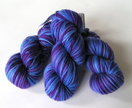  Hand-dyed merino yarn
