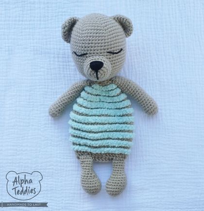 Teddy Bear (Sleepy) - Quality Handmade Crochet