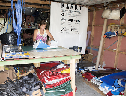 Karkt recycled bags workshop