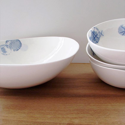 Large Cloud Bowl by The Busy Finch